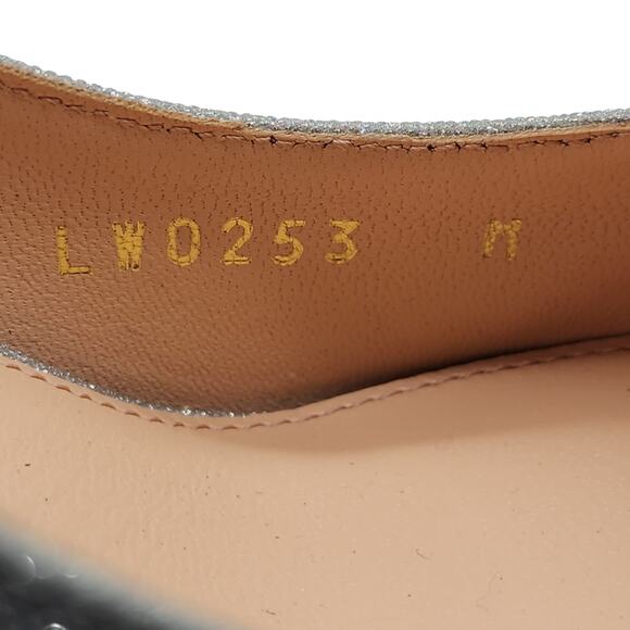 Louis Vuitton Blossom Pumps Glitter in Silver 36.5 6.5 NWB - Picture 8 of 8